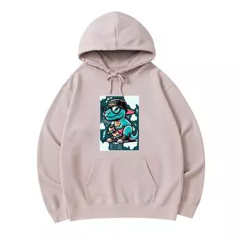 300 GSM Men s Cotton Hoodies Super Wild One Print Premium Cotton Sweatshirt XS армия зеленый