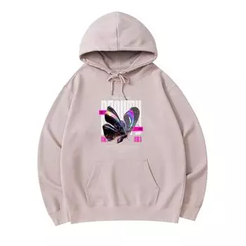 300 GSM Men s Cotton Hoodies Symbol of Beauty Print Premium Cotton Sweatshirt XS армия зеленый