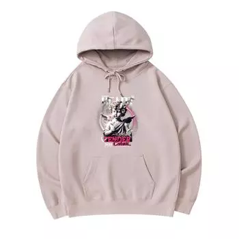 300 GSM Men s Cotton Hoodies Tender Caress Print Premium Cotton Sweatshirt XS армия зеленый