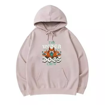 300 GSM Men s Cotton Hoodies The Underdogs Crew Streetwear Print Premium Cotton Sweatshirt XS армия зеленый