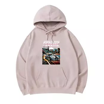 300 GSM Men s Cotton Hoodies The Redline Print Premium Cotton Sweatshirt XS армия зеленый