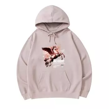 300 GSM Men s Cotton Hoodies The Glory Print Premium Cotton Sweatshirt XS армия зеленый