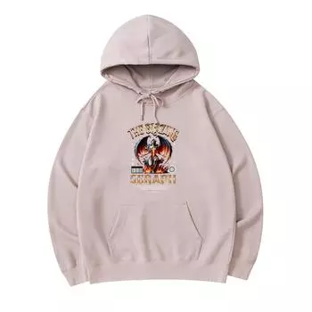 300 GSM Men s Cotton Hoodies THE BLAZING SERAPH Print Premium Cotton Sweatshirt XS армия зеленый