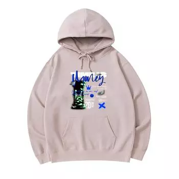 300 GSM Men s Cotton Hoodies Time Is Money Print Premium Cotton Sweatshirt XS армия зеленый