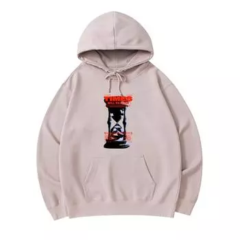 300 GSM Men s Cotton Hoodies Times Will Be Gone Print Premium Cotton Sweatshirt XS армия зеленый