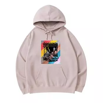 300 GSM Men s Cotton Hoodies Tokyo Midnight Drift Print Premium Cotton Sweatshirt XS армия зеленый