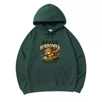 300 GSM Men s Cotton Hoodies Underground Champion Print Premium Cotton Sweatshirt XS армия зеленый