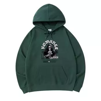 300 GSM Men s Cotton Hoodies Undying Love Print Premium Cotton Sweatshirt XS армия зеленый