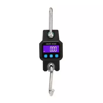 300 кг/600 фунтов портативные сверхмощные крановые весы цифровые электронные подвесные весы перезаряжаемые чёрный