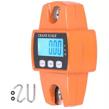 300 кг Мини Портативные Крановые Весы ЖК-Цифровые Электронные Подвесные Крюковые Весы Инструмент Для Измерения Веса
