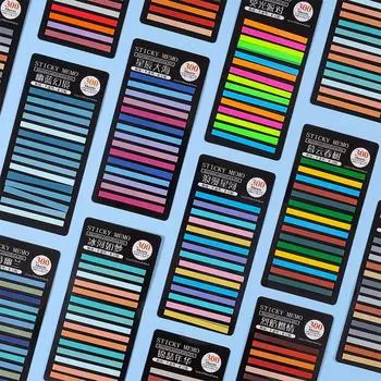 300 красочных наклеек-указателей для студентов: Высококачественные липкие ПЭТ-маркеры