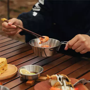 300 мл/550 мл нержавеющая сталь складная миска для кемпинга на открытом воздухе многофункциональная круглая миска для еды с ручкой 300ml