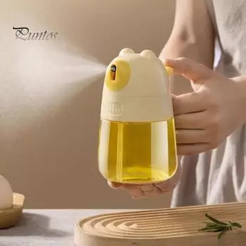 300 мл бутылка-распылитель для масла с тонкой насадкой, стеклянный распылитель для равномерного покрытия, противоутечный дозатор масла, кухонная принадлежность для приготовления пищи, выпечки, барбекю белый