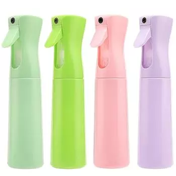 300 мл бутылки с распылителем высокого давления многоразовые бутылки непрерывный распылитель воды для парикмахерских салонов розовый