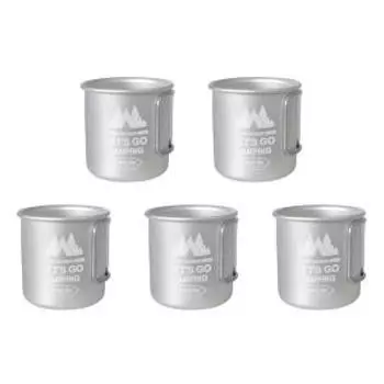 300 мл чашка для пикника сверхлегкая походная кружка кухонное оборудование для улицы (Серебряный)