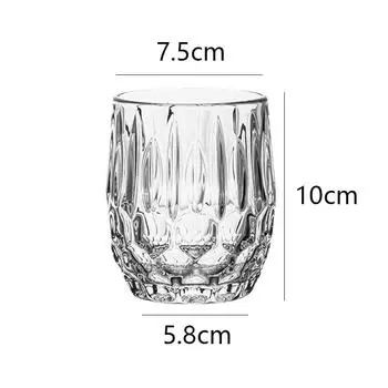 300 мл Кофейные чашки Старомодные стаканы Рокс Стаканы Стеклянная посуда для коктейля Скотч Бурбон Джин Водка Бренди Посуда для напитков Бутылка Foam box pack