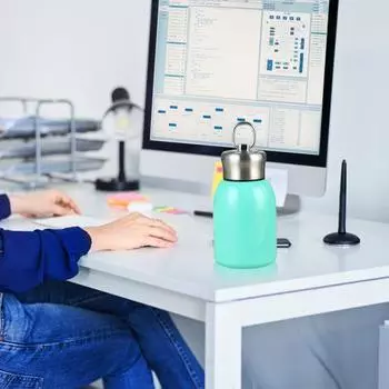 300 мл мини-изолированный стакан из нержавеющей стали, термобутылка для воды для горячих и холодных напитков, герметичная дорожная кофейная кружка 300ML