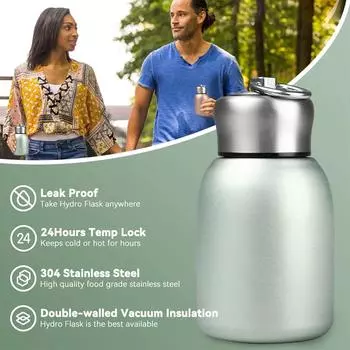 300 мл мини-кружка из нержавеющей стали для путешествий термокружка для воды с вакуумной изоляцией герметичный спортивный стакан для горячей и холодной воды 201-300ml розового золота