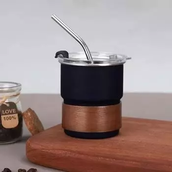 300 мл нержавеющая сталь кружка для кофе с крышкой портативная термостойкая для пикника на открытом воздухе кемпинга рыбалки бутылки кофейные чашки