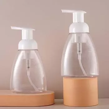 300 мл пластиковая бутылка пенный насос бутылка для очистки бутылки дезинфицирующее средство для рук шампунь дозатор жидкое мыло бутылка
