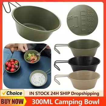300 мл походная миска из нержавеющей стали для кемпинга Sierra Cup со складной ручкой сверхлегкая походная посуда для кемпинга с рюкзаком армия зеленый
