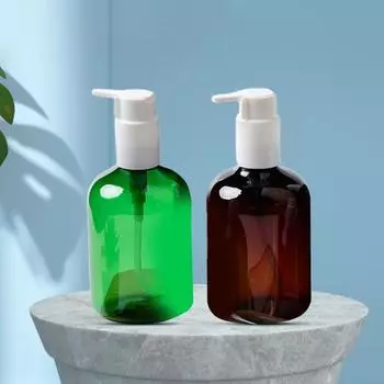 300 мл прочный флакон дезинфицирующего средства для рук короткий стиль практичный лосьон гель для душа синий