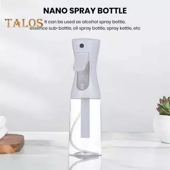 300 мл распылитель с мелким туманом, распылитель для воды, многоразовый многоцелевой флакон для дозирования масла для дома чёрный