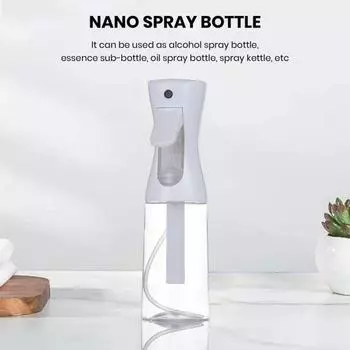 300 мл распылитель с мелким туманом, распылитель для воды, многоразовый многоцелевой флакон для дозирования масла для домашней кухни чёрный