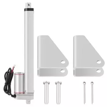 300 мм ход сверхмощный 750 Н линейный привод 12 В электродвигатель