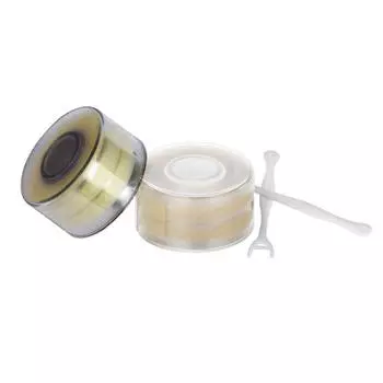 300 пар широких лент-наклеек для двойного века, технические ленты для глаз, коричневые коричневый