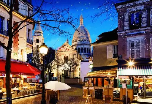 300 Piece Jigsaw Puzzle Aim Puzzle Master Montmartre Hill Paris - (26x38cm)
