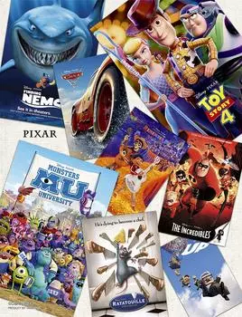 300 Piece Jigsaw Puzzle Disney Collection 2 Pixar/Poster [Petit Light] (16.5x21.5cm)