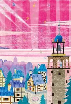 300 Piece Jigsaw Puzzle Fairy Tale Art Bell Tower (26x38cm)