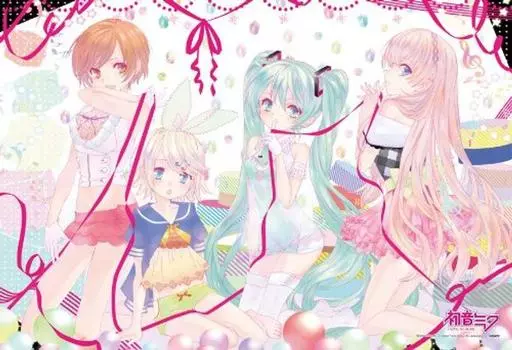 Пазл на 300 деталей Hatsune Miku Sugar Sweet Ribbon Волшебный пазл (26x38см)