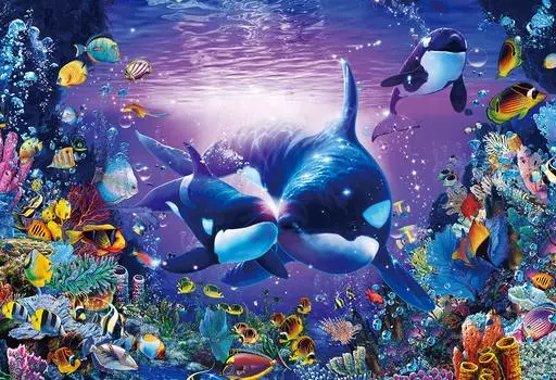 300 Piece Jigsaw Puzzle Lassen Brilliant Passage [Glowing Puzzle] (26x38cm)