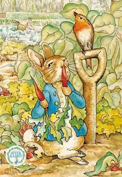 300 piece jigsaw puzzle Peter Rabbit loves radish (26x38cm)