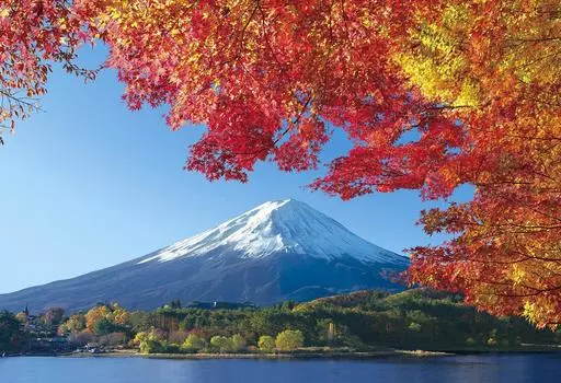 300 Piece Jigsaw Puzzle Puzzle Master Fuji Autumn View Yamanashi Aim! - (26x38cm)