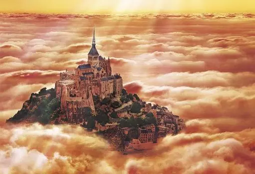 300 Piece Jigsaw Puzzle Puzzle Master Mont and its Bay XII France Aim! Saint-Michel (26x38cm)