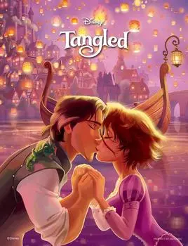 300 Piece Jigsaw Puzzle Puzzle Petit 2 Light Rapunzel on the Tower Glowing Puzzle Illuminated by Dream Lights (16.5x21.5cm)
