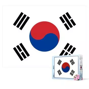300-piece jigsaw puzzle - Taegeukgi (large piece), popular Korean puzzle
