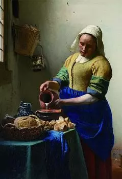 300 piece jigsaw puzzle The Milkmaid (Johannes Vermeer) (26x38cm)