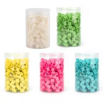 300 шт. чернила для татуировки, пигментная чашка, одноразовая силиконовая чашка для бровей, губ, глаз, пигментная чашка для татуировки Jaune