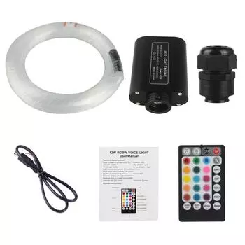 300 шт DIY звездное небо потолок автомобиля 2 м светодиодный оптоволоконный свет звезда потолочный комплект 12 В красный