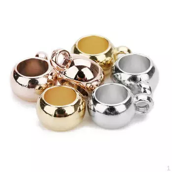 300 шт. гладкие вешалки для бусинок под залог, подходят для европейского шарма, подвески «сделай сам»