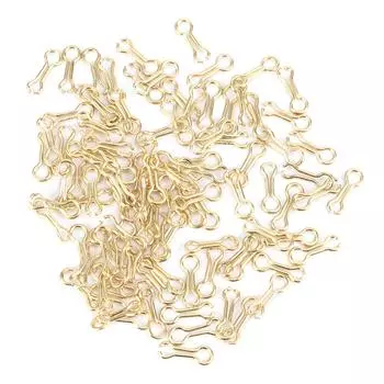 300 шт. карповая рыболовная проволока глаза грузила стальной сплав винты поводки формы петли аксессуары для снастей