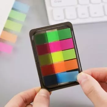 300 шт. липкие индексные вкладки самоклеющиеся насыщенные цвета водонепроницаемые прозрачные липкие маркеры страниц небольшие всплывающие индексные вкладки наклейки с флагами разноцветный