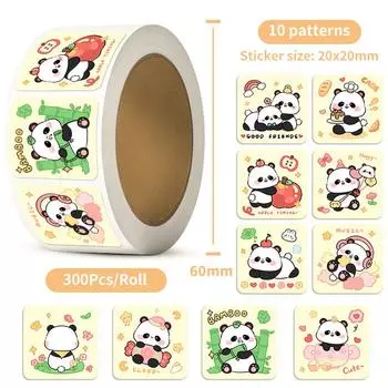 300 шт. мультяшные граффити-наклейки Capybara, многофункциональные самоклеящиеся наклейки для бутылок с водой, ноутбуков, чемоданов, ноутбуков 4