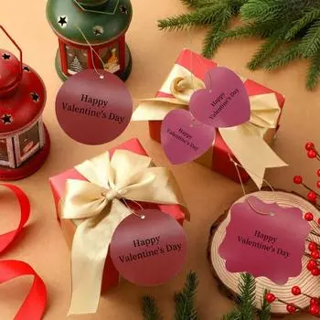 300 шт. открыток ко Дню святого Валентина в форме сердца, квадратных и круглых вырезов, самодельных поделок, картонной бумаги для любовных записок, школьных проектов 1 Set