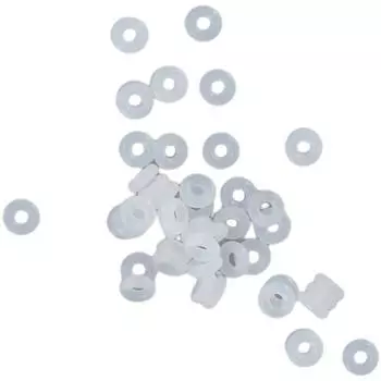 300 шт резиновые уплотнительные кольца для ювелирных изделий OD6mm, ID2mm стопорные кольца ожерелье из бисера