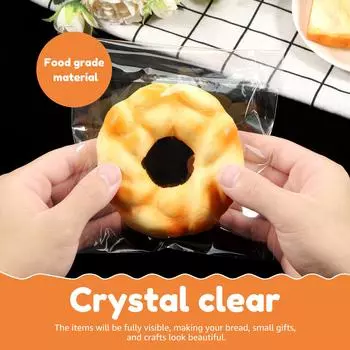 300 шт. Самозапечатывающиеся целлофановые пакеты Прозрачные пакеты для печенья Многоразовые целлофановые пакеты для угощений Многоразовые целлофановые пакеты для упаковки other